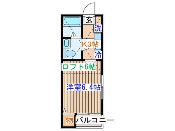 ヴァンベール宮町の物件間取画像